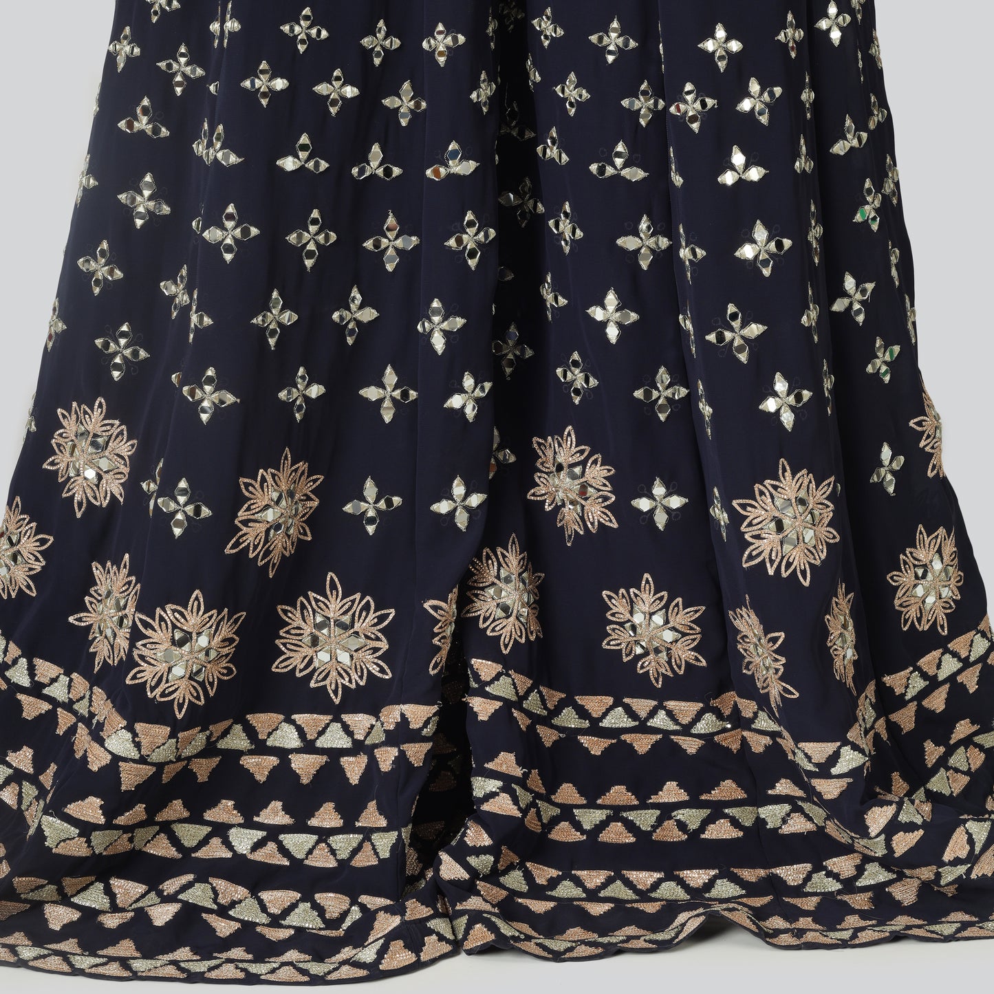 Navy blue suit lower portion