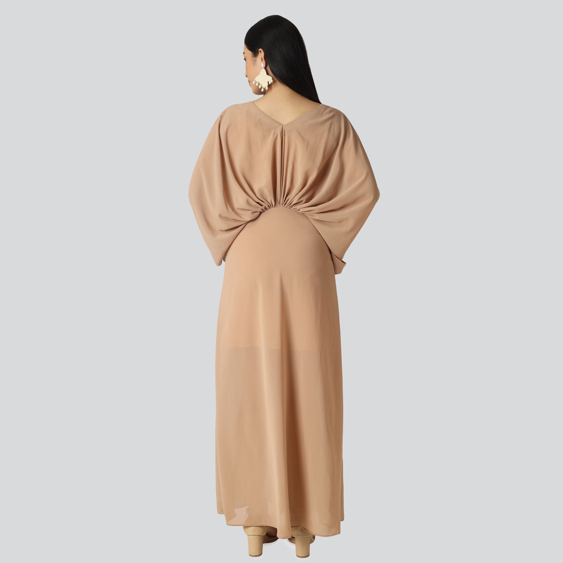 Indo western dress backside look
